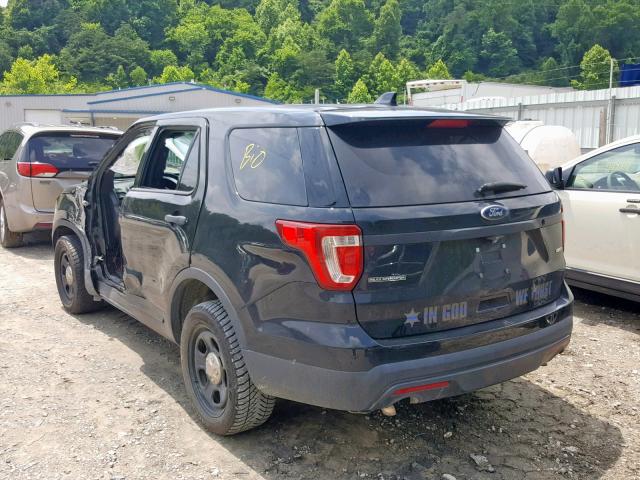 1FM5K8ARXGGA28073 - 2016 FORD EXPLORER P BLACK photo 3