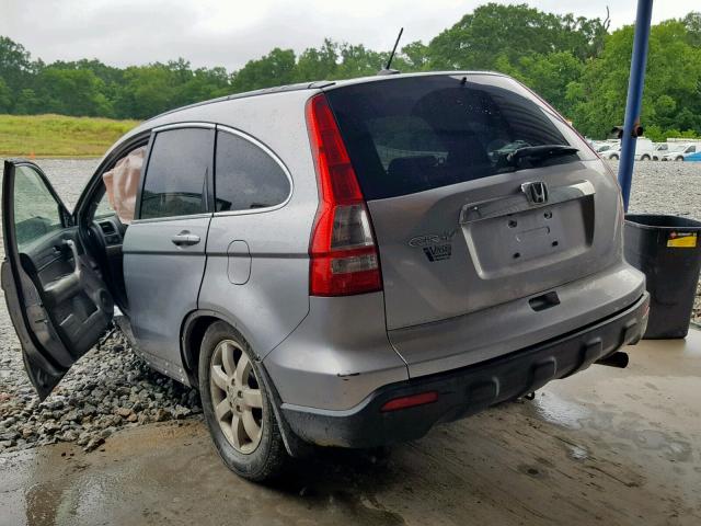 JHLRE487X7C090061 - 2007 HONDA CR-V EXL SILVER photo 3