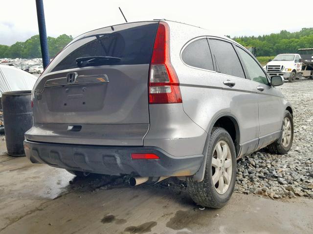 JHLRE487X7C090061 - 2007 HONDA CR-V EXL SILVER photo 4