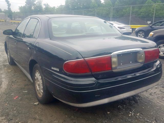 1G4HR54K62U103772 - 2002 BUICK LESABRE LI GREEN photo 3