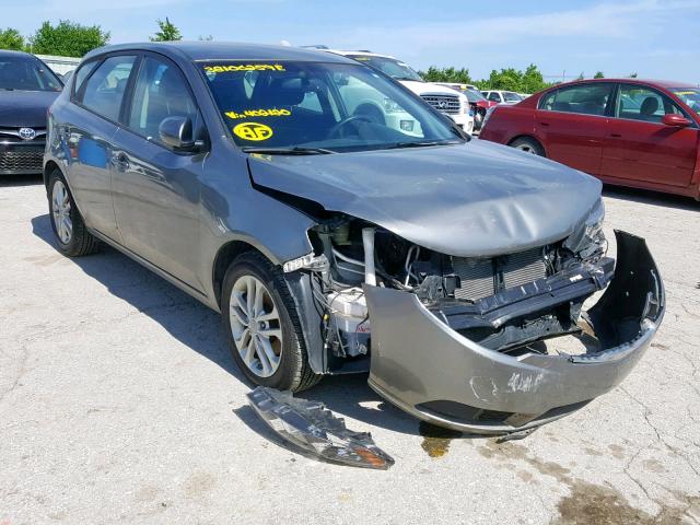 KNAFU5A24B5402120 - 2011 KIA FORTE EX GRAY photo 1