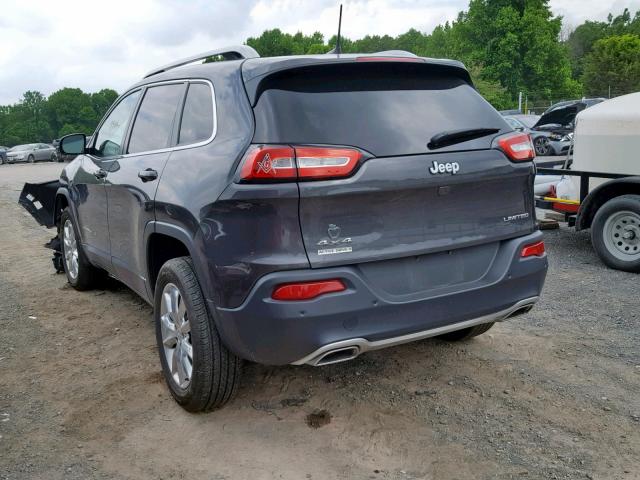 1C4PJMDS6GW245732 - 2016 JEEP CHEROKEE L CHARCOAL photo 3