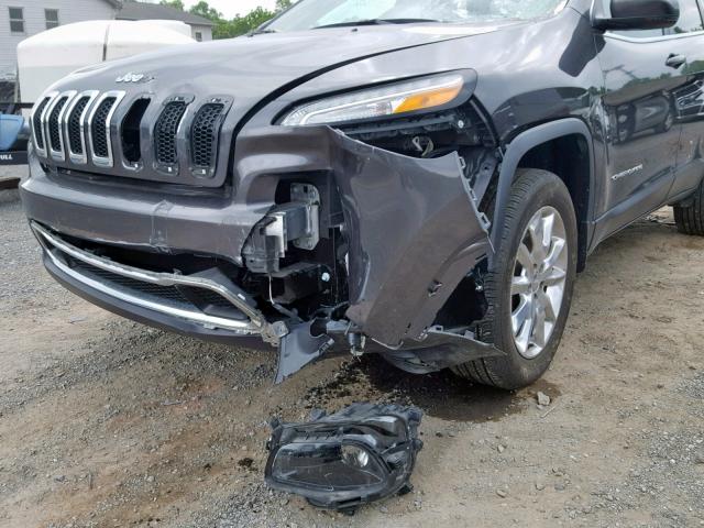 1C4PJMDS6GW245732 - 2016 JEEP CHEROKEE L CHARCOAL photo 9