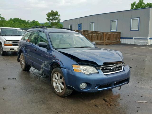 4S4BP61C667325036 - 2006 SUBARU LEGACY OUT BLUE photo 1