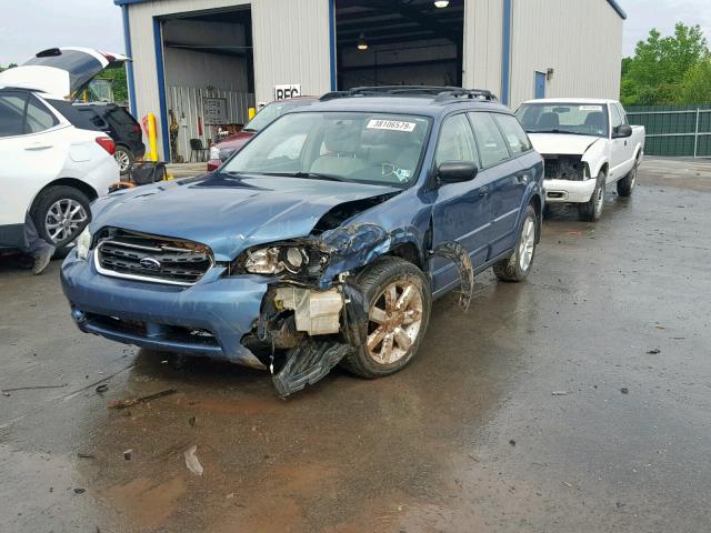 4S4BP61C667325036 - 2006 SUBARU LEGACY OUT BLUE photo 2