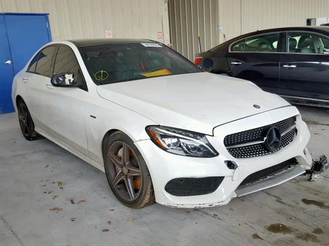 55SWF6EB5GU117086 - 2016 MERCEDES-BENZ C 450 4MAT WHITE photo 1