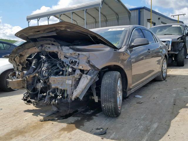 1G1ZC5E03AF178660 - 2010 CHEVROLET MALIBU 1LT ნაცრისფერი ფოტო 2