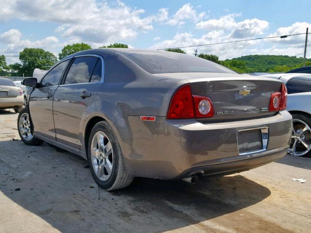 1G1ZC5E03AF178660 - 2010 CHEVROLET MALIBU 1LT ნაცრისფერი ფოტო 3