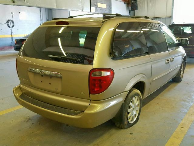 2C8GP74L93R217398 - 2003 CHRYSLER TOWN & COU GOLD photo 4