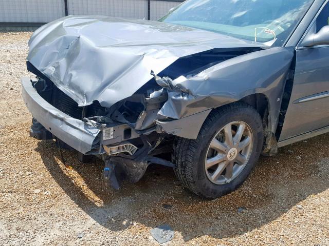 2G4WD582481274699 - 2008 BUICK LACROSSE C GRAY photo 10