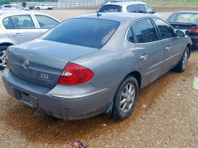 2G4WD582481274699 - 2008 BUICK LACROSSE C GRAY photo 4