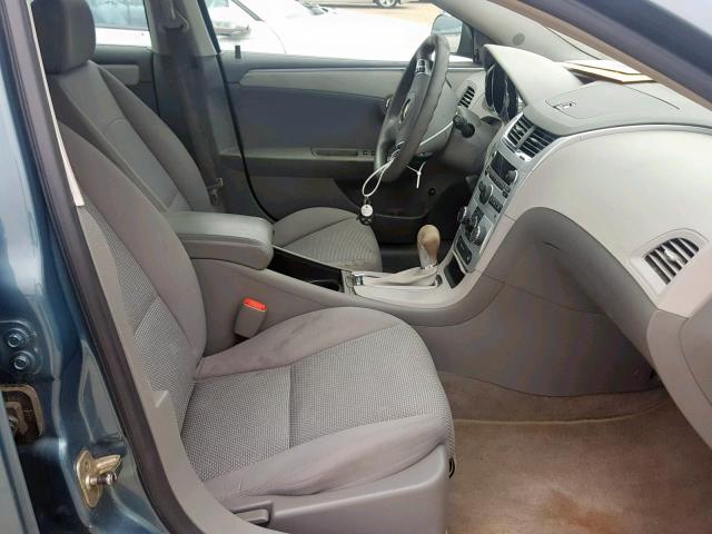 1G1ZH57BX9F119049 - 2009 CHEVROLET MALIBU 1LT ტალღისფერი ფოტო 5