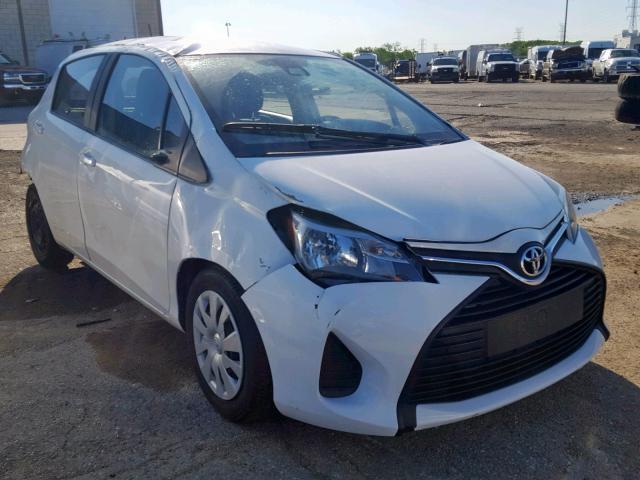 VNKKTUD34HA083327 - 2017 TOYOTA YARIS L WHITE photo 1