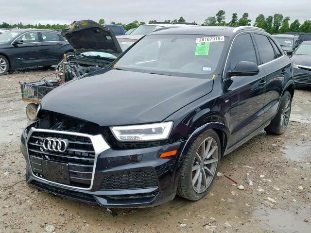 WA1HCCFS1JR031964 - 2018 AUDI Q3 PREMIUM BLACK photo 2