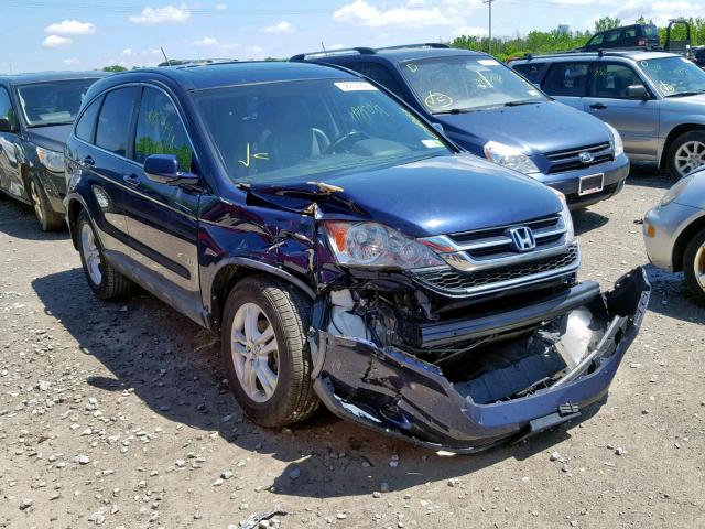 5J6RE3H72BL006616 - 2011 HONDA CR-V EXL BLUE photo 1