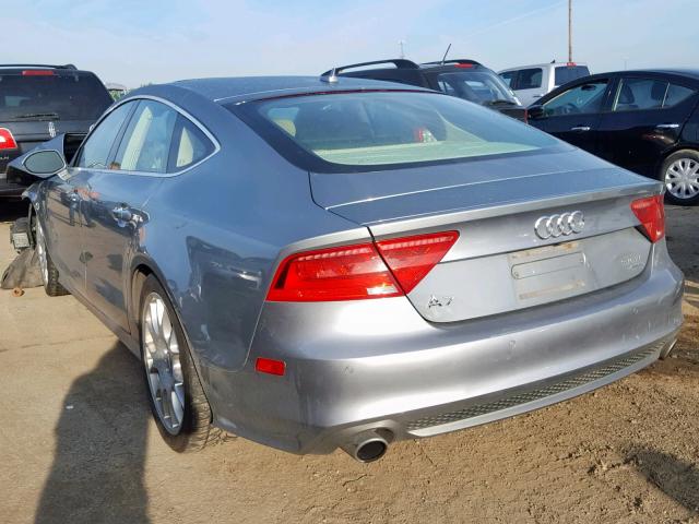 WAUSGBFC0CN008928 - 2012 AUDI A7 PRESTIG GRAY photo 3