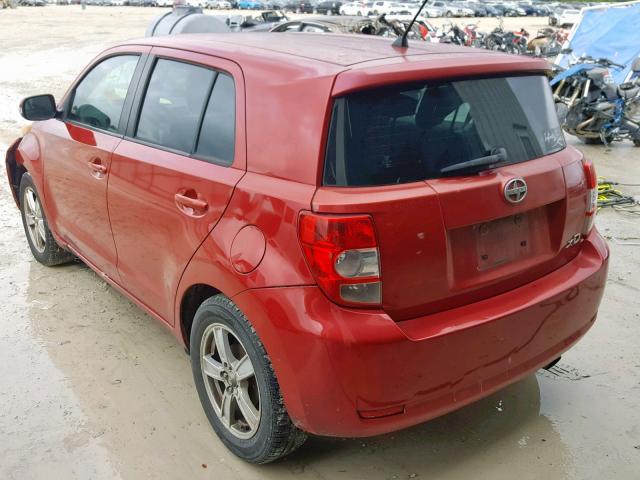 JTKKU104X9J044965 - 2009 TOYOTA SCION XD RED photo 3