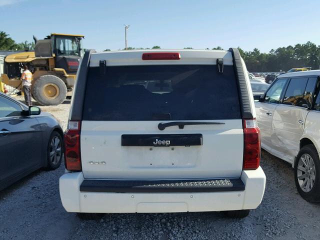 1J8HG48K17C601267 - 2007 JEEP COMMANDER WHITE photo 10