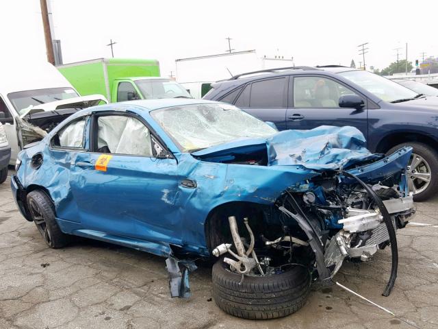WBS1J5C53JVD37719 - 2018 BMW M2 BLUE photo 1