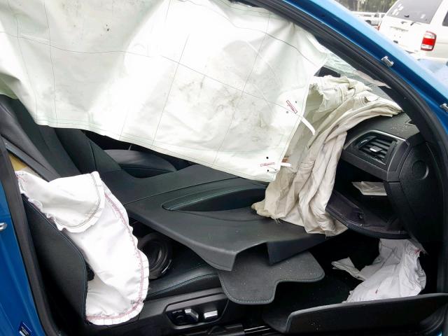 WBS1J5C53JVD37719 - 2018 BMW M2 BLUE photo 5