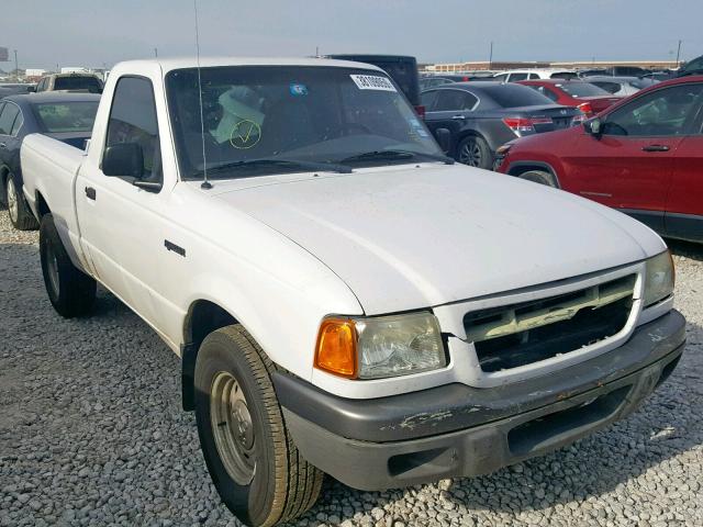 1FTYR10U12PB40022 - 2002 FORD RANGER WHITE photo 1