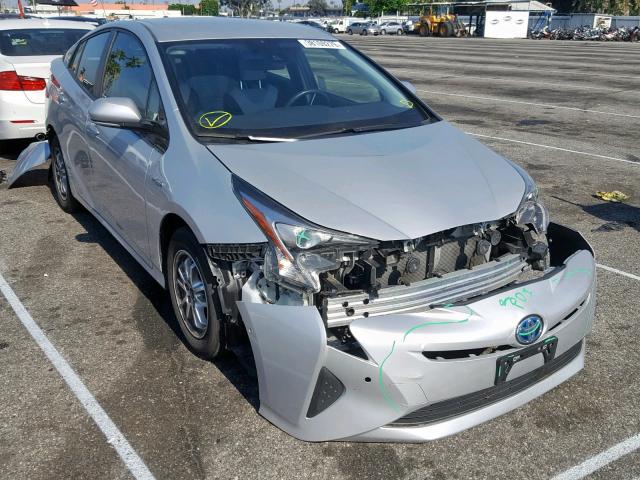 JTDKARFU4H3050902 - 2017 TOYOTA PRIUS SILVER photo 1