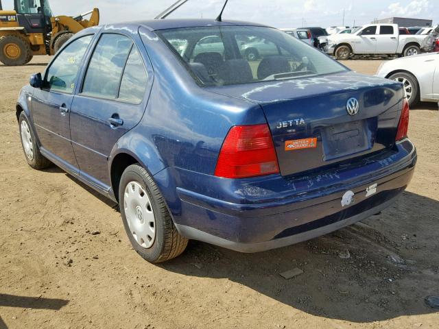 3VWSB69M61M138472 - 2001 VOLKSWAGEN JETTA GLS BLUE photo 3