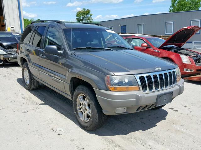 1J4GW48N32C207532 - 2002 JEEP GRAND CHER GRAY photo 1