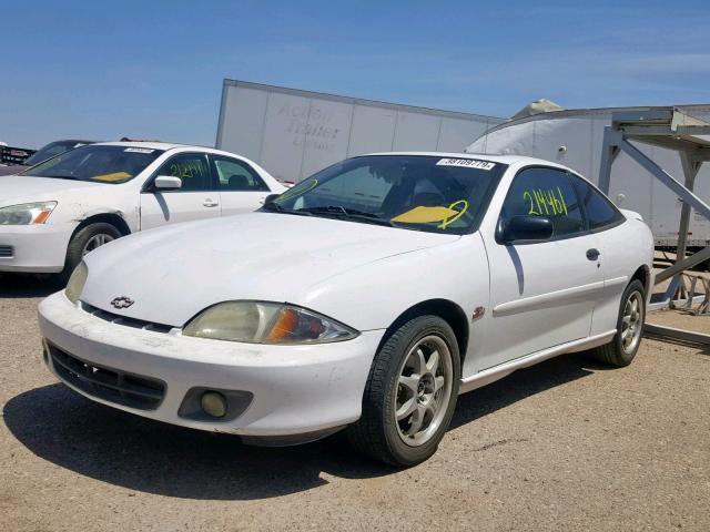 1G1JF12T8Y7167413 - 2000 CHEVROLET CAVALIER Z WHITE photo 2