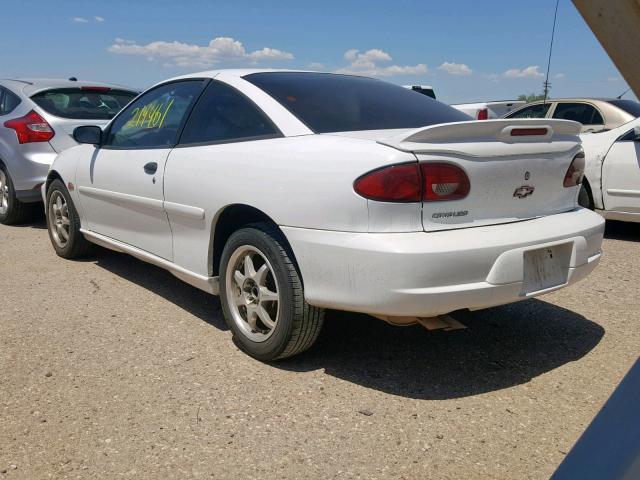 1G1JF12T8Y7167413 - 2000 CHEVROLET CAVALIER Z WHITE photo 3