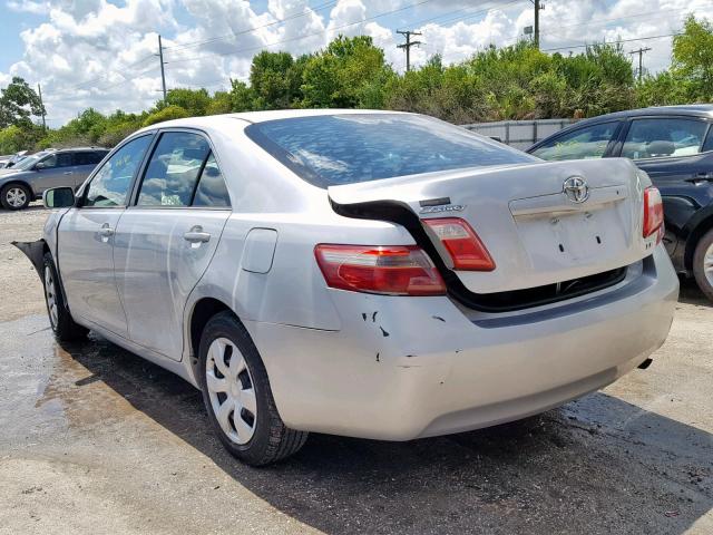 4T1BE46K77U511892 - 2007 TOYOTA CAMRY NEW SILVER photo 3