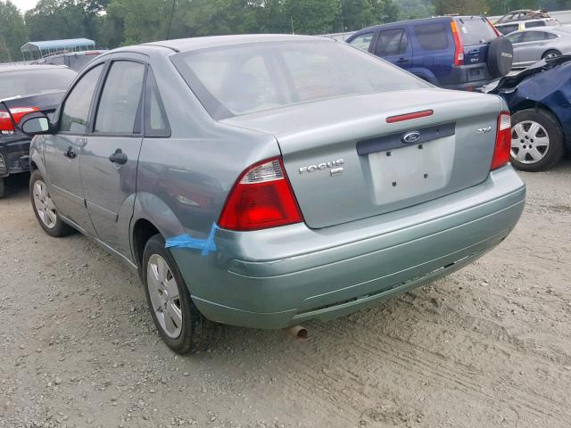 1FAFP34N46W135636 - 2006 FORD FOCUS ZX4 GREEN photo 3