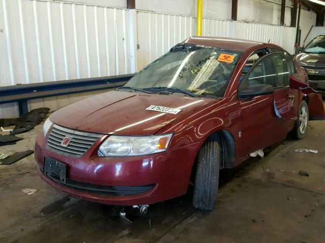 1G8AJ55F47Z193121 - 2007 SATURN ION LEVEL RED photo 2