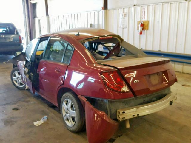 1G8AJ55F47Z193121 - 2007 SATURN ION LEVEL RED photo 3