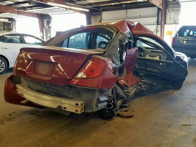 1G8AJ55F47Z193121 - 2007 SATURN ION LEVEL RED photo 4