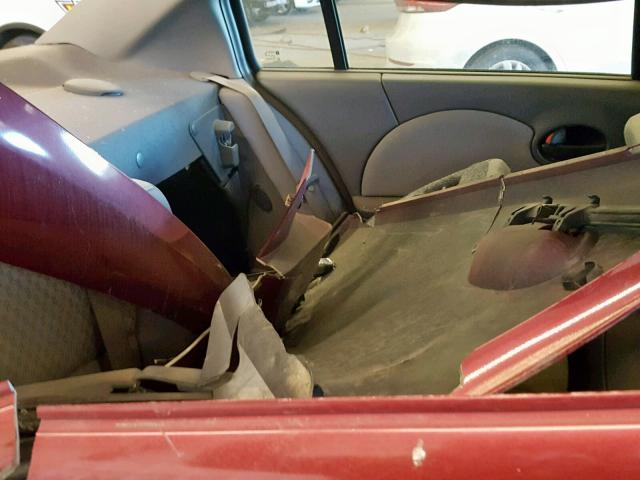 1G8AJ55F47Z193121 - 2007 SATURN ION LEVEL RED photo 6