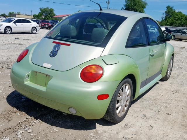 3VWBA21C0YM488379 - 2000 VOLKSWAGEN NEW BEETLE მწვანე ფოტო 4