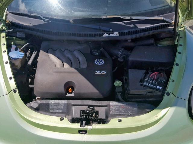 3VWBA21C0YM488379 - 2000 VOLKSWAGEN NEW BEETLE მწვანე ფოტო 7