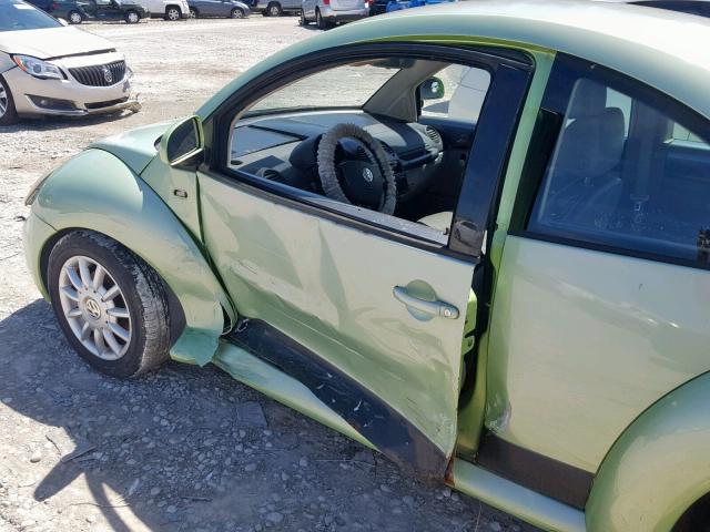 3VWBA21C0YM488379 - 2000 VOLKSWAGEN NEW BEETLE მწვანე ფოტო 9
