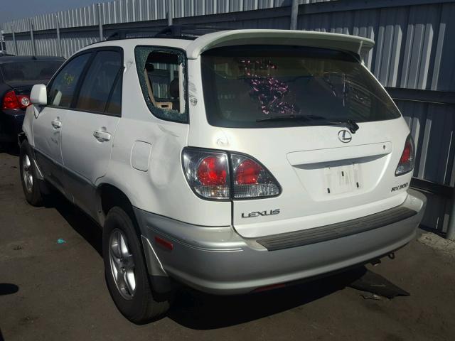 JTJGF10U430164021 - 2003 LEXUS RX 300 WHITE photo 3