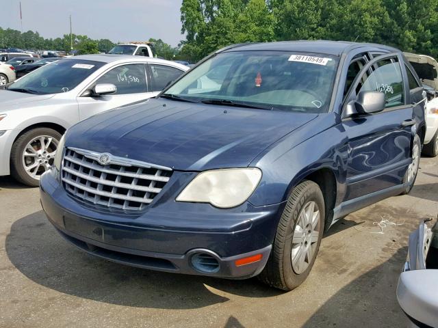2A8GM48L88R654604 - 2008 CHRYSLER PACIFICA L BLUE photo 2