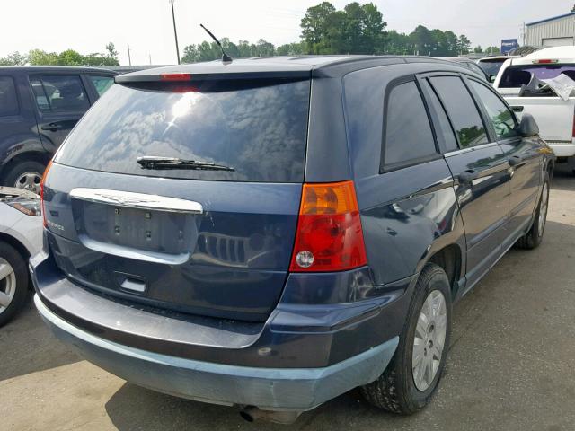 2A8GM48L88R654604 - 2008 CHRYSLER PACIFICA L BLUE photo 4