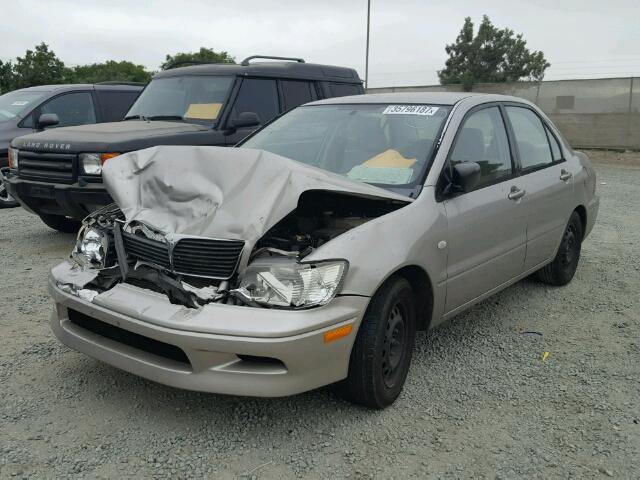 JA3AJ26E83U093541 - 2003 MITSUBISHI LANCER ES SILVER photo 2