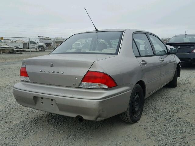 JA3AJ26E83U093541 - 2003 MITSUBISHI LANCER ES SILVER photo 4