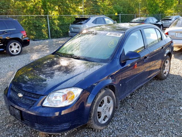 1G1AL58F887265200 - 2008 CHEVROLET COBALT LT BLUE photo 2