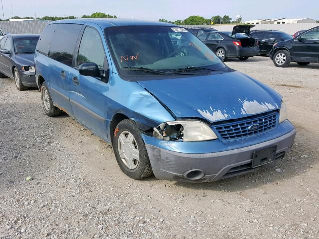 2FMZA50421BB12816 - 2001 FORD WINDSTAR L BLUE photo 1