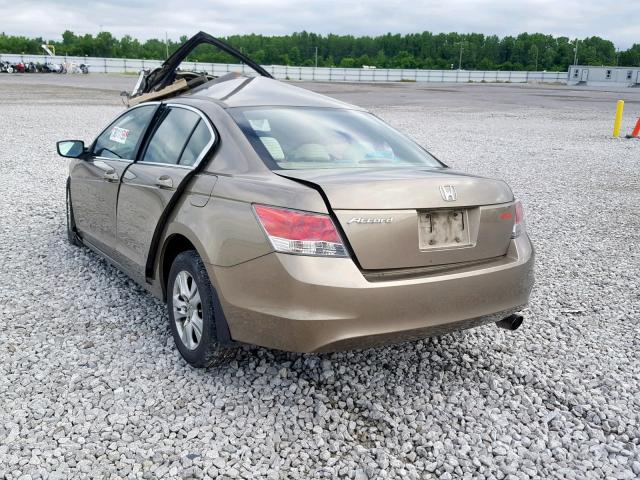 1HGCP26478A043269 - 2008 HONDA ACCORD LXP GOLD photo 3