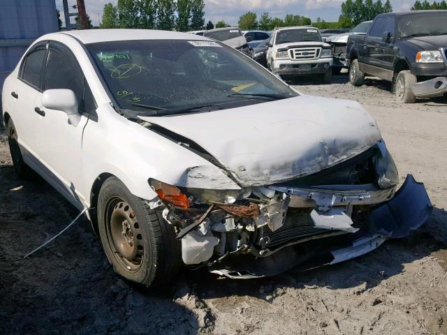 2HGFA16298H023369 - 2008 HONDA CIVIC DX WHITE photo 1