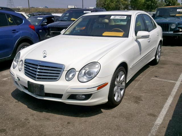 WDBUF56X07B012373 - 2007 MERCEDES-BENZ E 350 WHITE photo 2