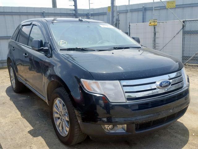 2FMDK38C08BA57221 - 2008 FORD EDGE SEL BLACK photo 1